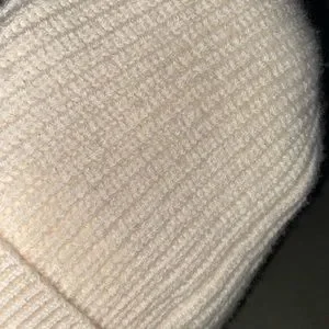 Club Monaco Cream Ribbed Beanie Women main image 4